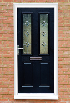 Black Solidor Double Doors